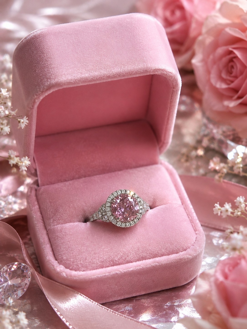 :
925 Sterling Silver 5CT Moissanite Ring – Luxury Fine Jewelry Quality